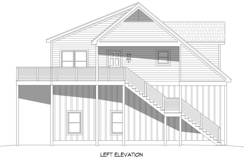 Dream House Plan - Exterior - Other Elevation for Barndominium House Plan #932-443 - 6 bed, 5 bath
