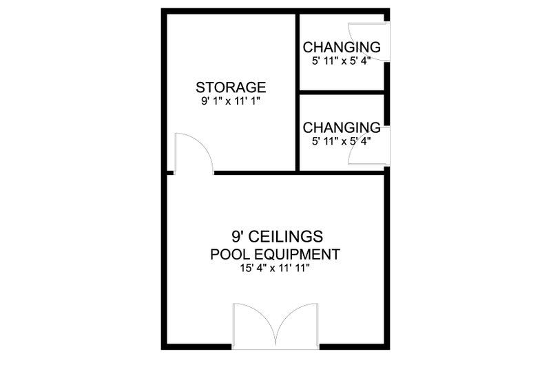 Home Plan - Floor Plan - Main Floor for Traditional House Plan #1060-146, 0 bath
