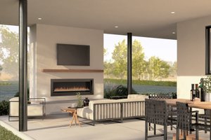 Exterior - Outdoor Living for Contemporary House Plan #1114-91 - 4 bed, 3.5 bath