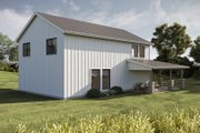 Barndominium Style House Plan - 2 Beds 2.5 Baths 2076 Sq/Ft Plan #455-595 