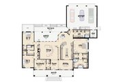 Southern Style House Plan - 3 Beds 3.5 Baths 2981 Sq/Ft Plan #36-225 