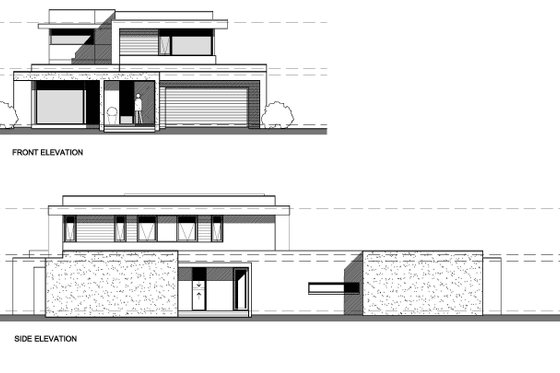 Exterior - Other Elevation 6 for Modern House Plan #496-26 - 3 bed, 2.5 bath