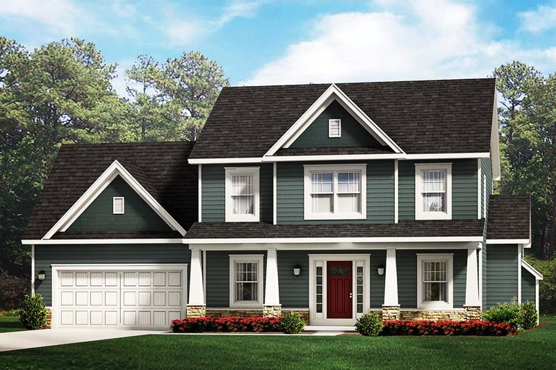 Dream House Plan - Traditional Exterior - Front Elevation Plan #1010-229