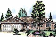 Ranch Style House Plan - 3 Beds 2.5 Baths 2035 Sq/Ft Plan #18-140 