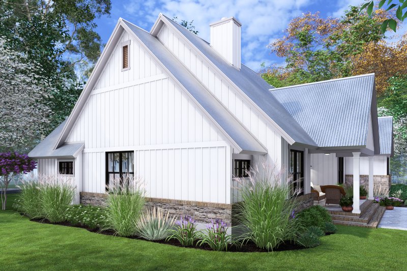 House Design - Exterior - Other Elevation 2 for Cottage House Plan #120-290 - 4 bed, 3.5 bath