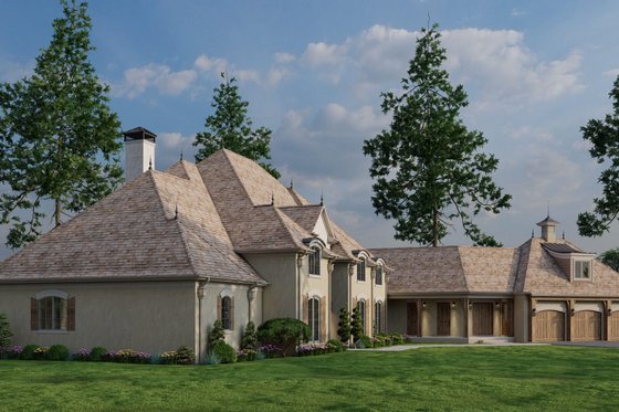 Exterior - Other Elevation 5 for European House Plan #923-392 - 4 bed, 3.5 bath
