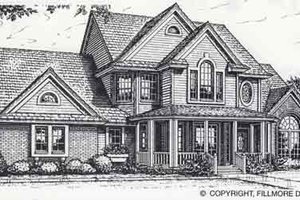 Colonial Exterior - Front Elevation Plan #310-818