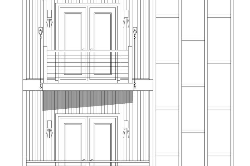 Home Plan - Exterior - Front Elevation 3 for Beach House Plan #932-1163 - 3 bed, 3.5 bath