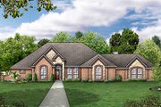 European Style House Plan - 3 Beds 3 Baths 2601 Sq/Ft Plan #84-251 