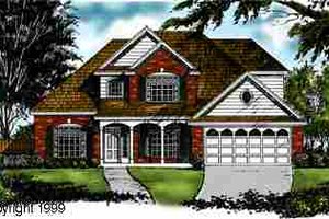 Traditional Exterior - Front Elevation Plan #40-136