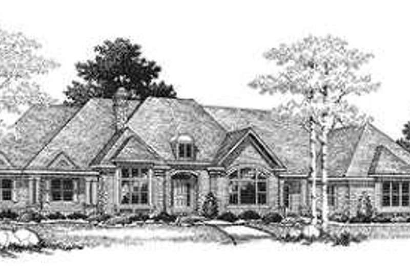 Home Plan - Traditional Exterior - Front Elevation Plan #70-556