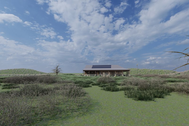 House Blueprint - Farmhouse Photo Plan #1069-25