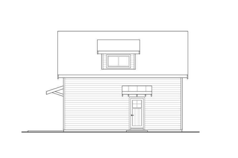 House Plan Design - Exterior - Other Elevation 1 for Cottage House Plan #124-1278 - 2 bed, 2 bath