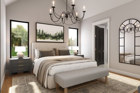 Interior - Master Bedroom for Farmhouse House Plan #430-352 - 3 bed, 3.5 bath