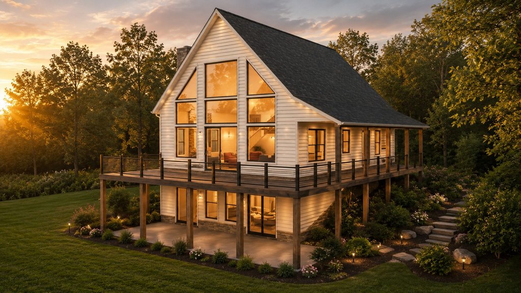 Exterior - Front Elevation 2 for Country House Plan #1089-75 - 4 bed, 2 bath