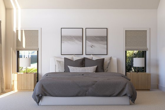 Interior - Master Bedroom for Beach House Plan #455-672 - 3 bed, 3.5 bath