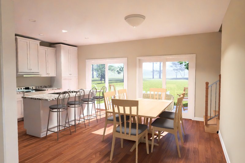 Architectural House Design - Interior - Dining Room for Modern House Plan #513-2463 - 3 bed, 2.5 bath