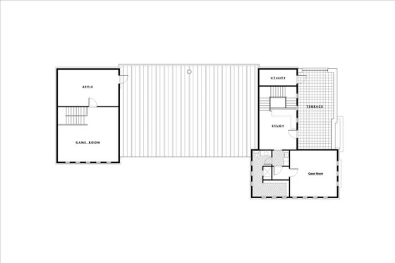 Floor Plan - Other Floor for European House Plan #531-3 - 5 bed, 8.5 bath