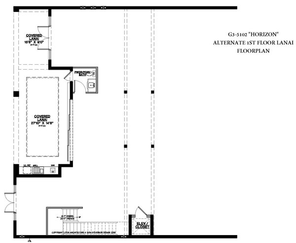 Beach Floor Plan - Other Floor Plan #548-54