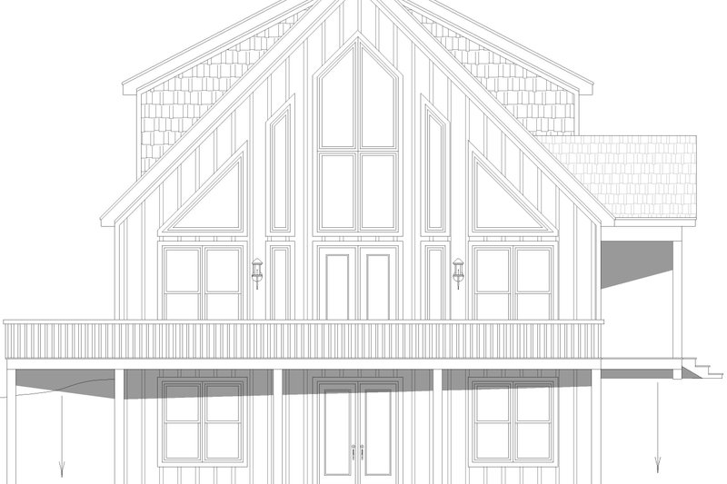 Architectural House Design - Exterior - Other Elevation for Country House Plan #932-1100 - 3 bed, 3.5 bath