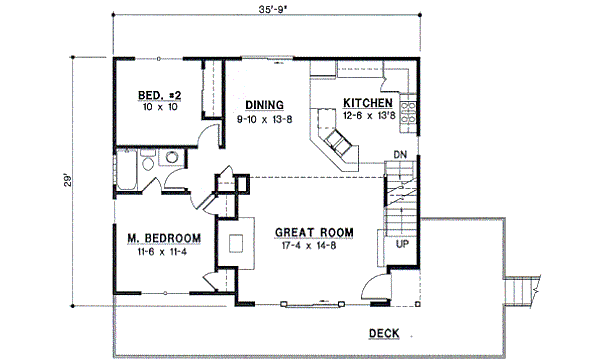 Floor Plan - Main Floor Plan #67-629