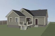 Bungalow Style House Plan - 4 Beds 2 Baths 1184 Sq/Ft Plan #79-310 