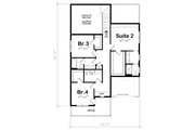 Modern Style House Plan - 4 Beds 3.5 Baths 2007 Sq/Ft Plan #20-2506 