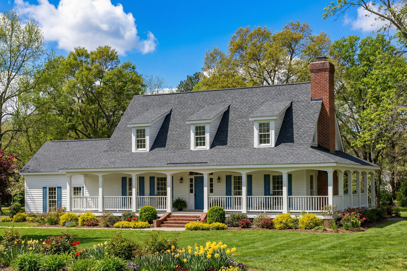 Southern Style House Plan - 3 Beds 2.5 Baths 3060 Sq/Ft Plan #17-546 Exterior