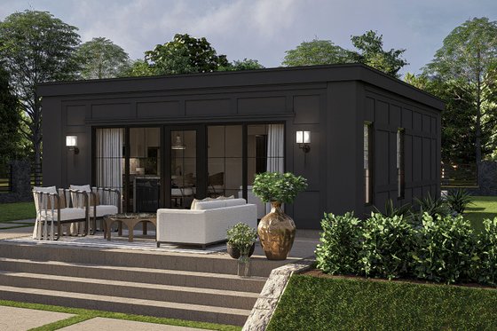 Tiny Contemporary House Plan