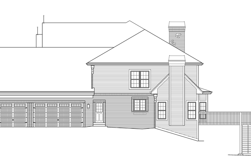 Architectural House Design - Exterior - Other Elevation 1 for European House Plan #57-576 - 4 bed, 3.5 bath