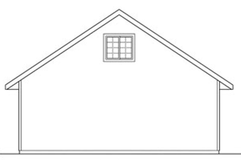Home Plan - Exterior - Rear Elevation for Traditional House Plan #124-633, 0 bath