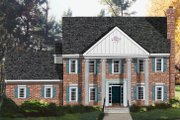 Classical Style House Plan - 4 Beds 2.5 Baths 2261 Sq/Ft Plan #3-185 