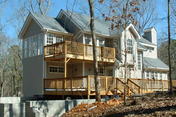 Exterior - Front Elevation for Contemporary House Plan #118-101 - 3 bed, 2 bath