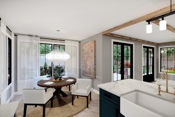 Interior - Dining Room for Farmhouse House Plan #1094-9 - 4 bed, 3 bath