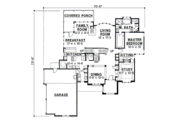 European Style House Plan - 4 Beds 3.5 Baths 3156 Sq/Ft Plan #67-428 