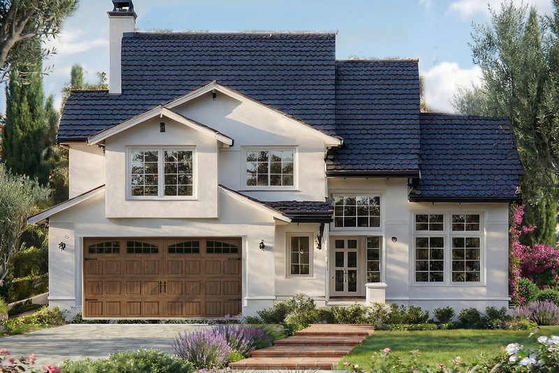 Country Style House Plan - 4 Beds 2.5 Baths 2184 Sq/Ft Plan #515-67 Exterior