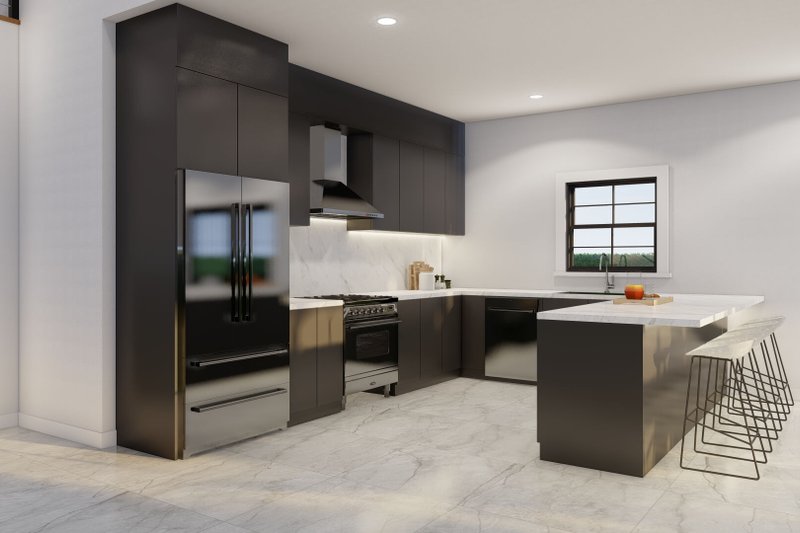 House Design - Interior - Kitchen 1 for Cabin House Plan #923-407 - 3 bed, 2.5 bath