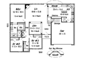 European Style House Plan - 3 Beds 2 Baths 2137 Sq/Ft Plan #329-223 