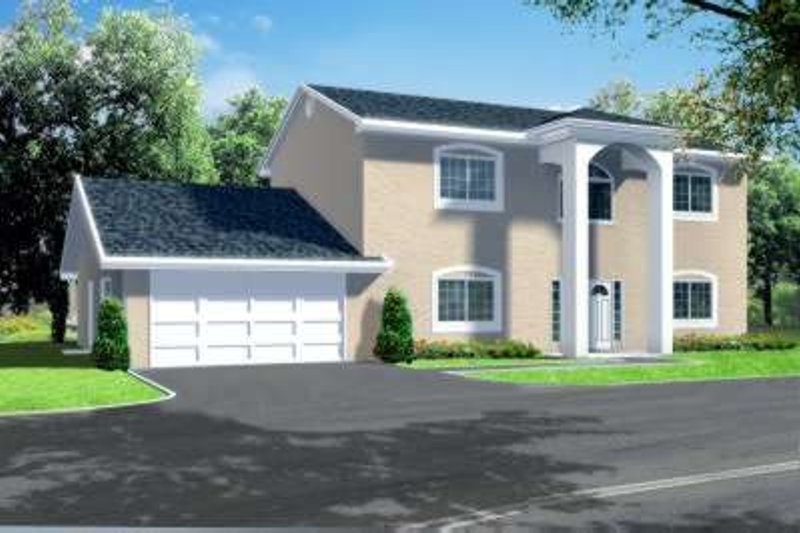 House Plan Design - Adobe / Southwestern Exterior - Front Elevation Plan #1-609