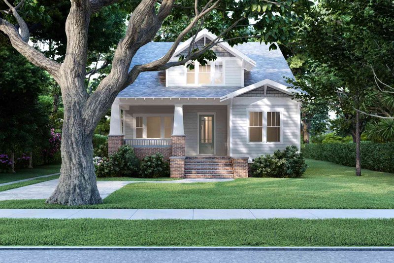 House Plan Design - Exterior - Front Elevation 5 for Craftsman House Plan #1079-1 - 4 bed, 3 bath