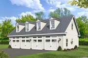 Country Style House Plan - 0 Beds 0 Baths 2414 Sq/Ft Plan #932-266 