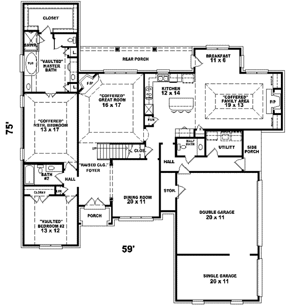 European Floor Plan - Main Floor Plan #81-585
