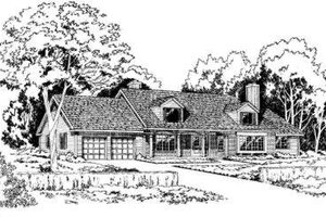 Traditional Exterior - Front Elevation Plan #312-406