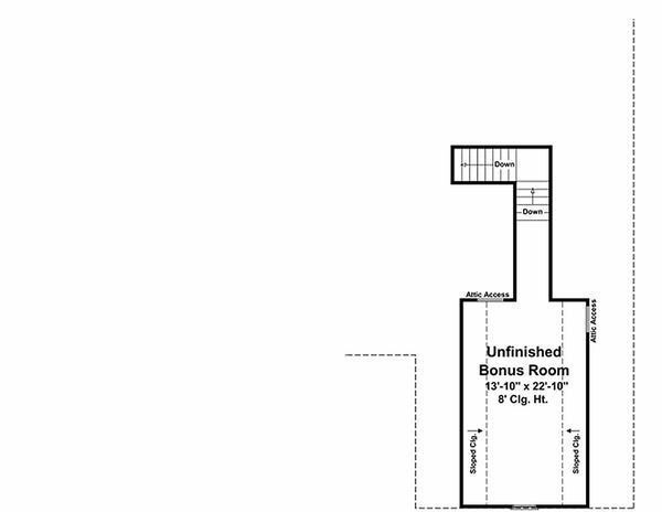 Architectural House Design - Craftsman Floor Plan - Other Floor Plan #21-248