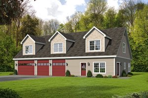 Dream House Plan - Country Exterior - Front Elevation Plan #932-248