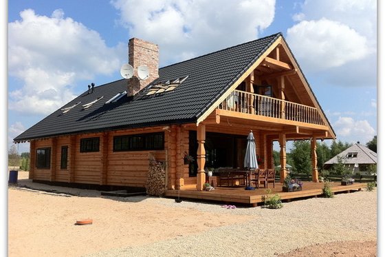 Photo for Log House Plan #549-6 - 4 bed, 3 bath