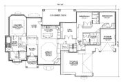 Traditional Style House Plan - 3 Beds 3 Baths 2997 Sq/Ft Plan #5-329 