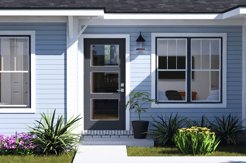 Home Plan - Exterior - Other Elevation 1 for Modern House Plan #513-2484 - 3 bed, 3 bath