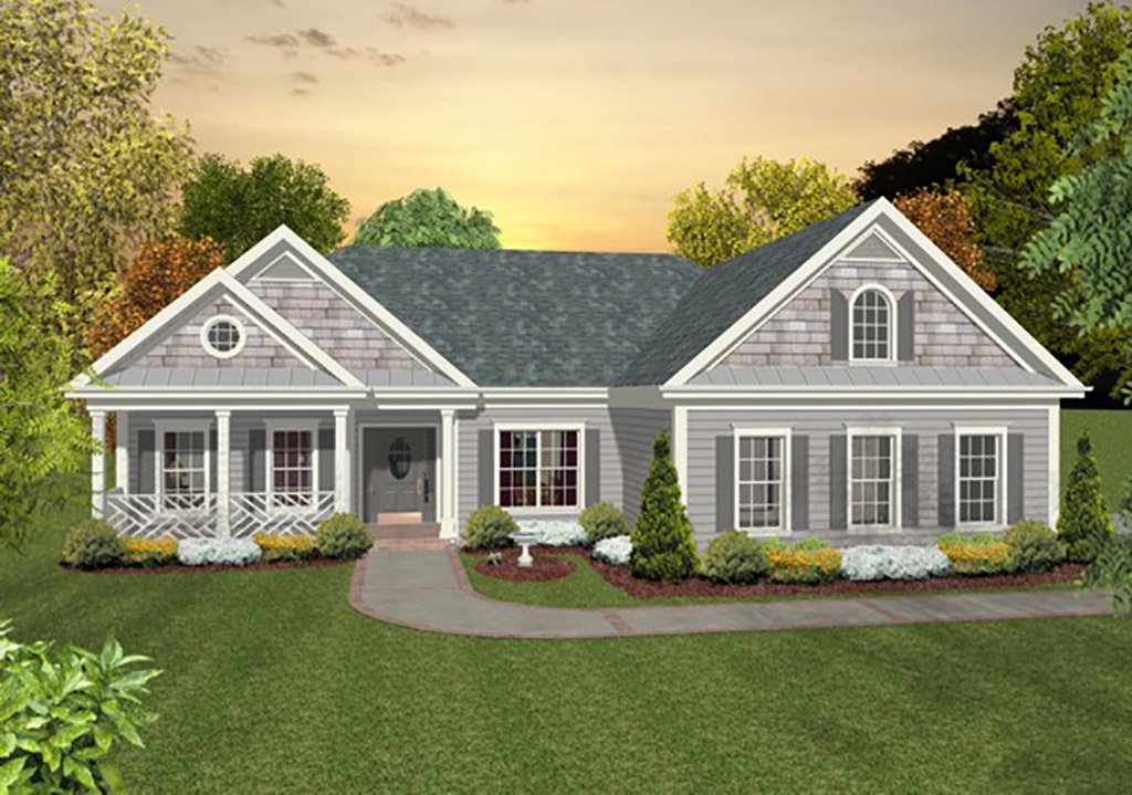 Southern Style House Plan - 3 Beds 2 Baths 1800 Sq/Ft Plan #56-632 ...