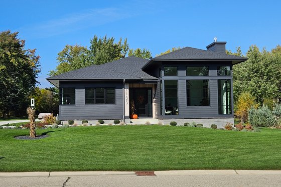 Exterior - Front Elevation 4 for Modern House Plan #928-394 - 4 bed, 3.5 bath